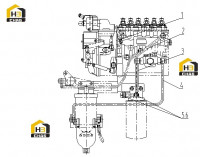 Трубопровод топливного насоса C26BZ-26BZ211+A