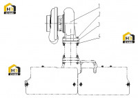 Турбонагнетатель C38AZ-38AZ003+A