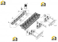 Коллектор выпускной с комплектующими