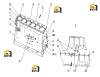 Блок цилиндров C02AZ-02AZ601