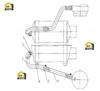 Комплектующие выхлопной системы C14BZ-14BZ001