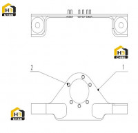 Кронштейн двигателя C33AZ-M33AZ101