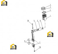 Поршень и шатун C05AZ-05AZ601