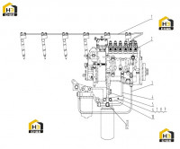 Трубопровод топливного насоса C26BZ-26BZ603