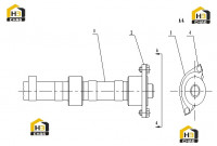Вал распределительный C09AZ-09AZ601