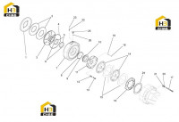 Узел тормоза