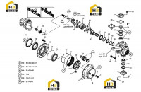 Редуктор бортовой и компоненты моста