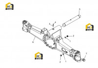 Корпус моста с комплектующими