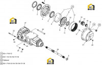 Комплектующие бортового редуктора