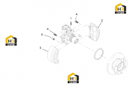 Узел тормоза