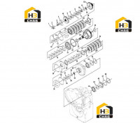 Передача третья и выходной вал