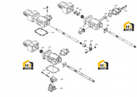 Корпус и комплектующие механизма переключения передач (часть 1) 1315.107.841