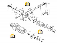Корпус и комплектующие механизма переключения передач (часть 2) 1316.170.001