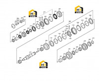 Группа ведущего вала 1315.104.020