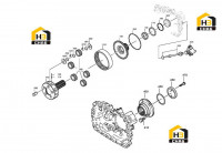 Привод планетарной передачи и фланец 1315.132.006