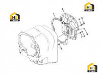 Крышка задняя корпуса КПП