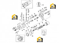 Насос масляный, регулятор давления и фильтр