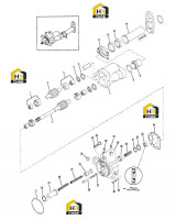 Комплектующие масляного насоса и регулятор
