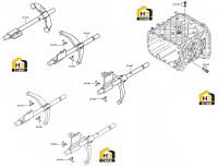 Вилки переключения передач 1315.106.008