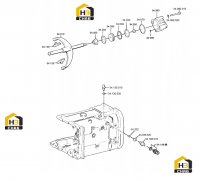 Механизм переключения передач 0095.034.001, 0095.034.002