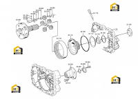 Привод планетарной передачи и фланец 0095.032.001, 0095.032.002
