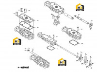 Комплектующие механизма переключения передач 1316.108.828