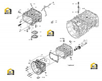 Корпус и комплектующие КПП 1316.101.128