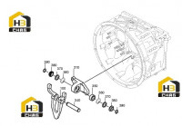 Вилка сцепления 1315.168.019