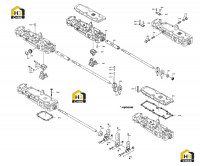 Корпус и комплектующие механизма переключения передач 1316.108.812
