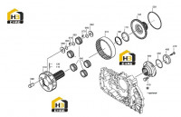 Привод планетарной передачи и фланец 1316.132.003