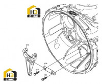 Вилка сцепления 1325.168.005