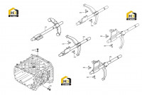 Вилки переключения передач 1316.106.008