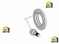 Пара гипоидная 4474.154.030