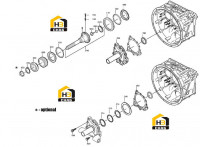 Вал входной и фланец 1315.102.429