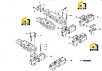 Корпус механизма переключения передач (часть 2) 1316.171.403
