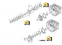 Вал входной и фланец 1315.102.429
