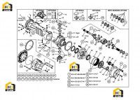Редуктор бортовой, корпус и комплектующие моста