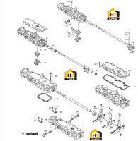 Корпус и комплектующие механизма переключения передач (часть 1) 1316.108.817
